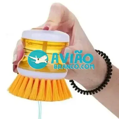 Escova De Limpeza Com Recipiente Para Detergente Multiuso Lava Louças Fornecedor Atacado Caixa Fechada