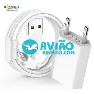 Carregador Iphone 5 6 7 8 X Xr Xs – 12W + Cabo USB Fornecedor Atacado Caixa Fechada