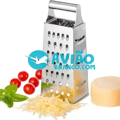 Ralador 4 Faces de Inox – Com Alça P/ Queijos e Legumes Fornecedor Atacado Caixa Fechada