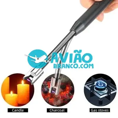 Isqueiro Acendedor Elétrico Recarregável Cozinha Fogão Fornecedor Atacado Caixa Fechada