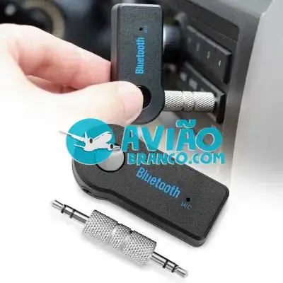 Adaptador Bluetooth Veicular P2 Receptor Conversor P/ Carro Fornecedor Atacado Caixa Fechada