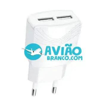 Fonte Carregador Celular 2 Entradas USB 3.1A Carregamento Rápido Fornecedor Atacado Caixa Fechada