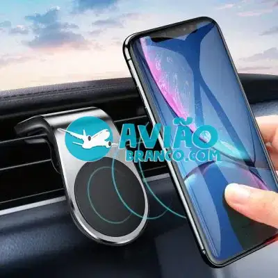 Suporte Celular 360° Automotivo Magnético Imã Veicular Carro Fornecedor Atacado Caixa Fechada