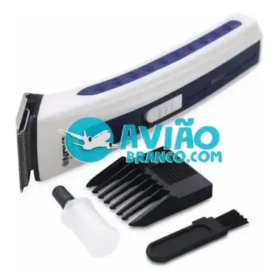 Máquina de Cortar Cabelo Bivolt Recarregável Aparador de Pelos Barba Bigode Fornecedor Atacado Caixa Fechada