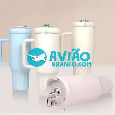 Copo Caneca Térmica Quencher Com Canudo E Tampa Para Café 1200ML Fornecedor Atacado Caixa Fechada