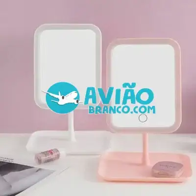 Espelho De Mesa Retangular Com LED Fornecedor Atacado Caixa Fechada