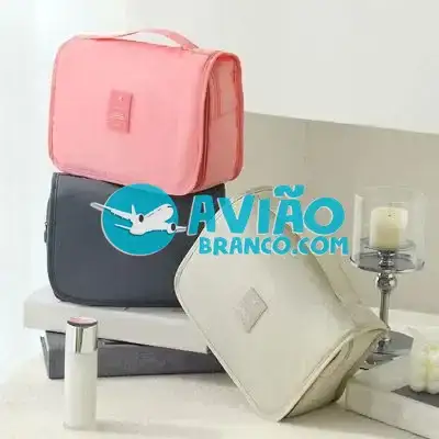Necessaire Dobrável Organizadora Com Gancho Fornecedor Atacado Caixa Fechada