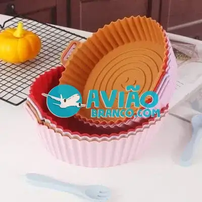 Kit Forro de Silicone Antiaderente Para Airfryer – Kit c/ 6 Fornecedor Atacado Caixa Fechada