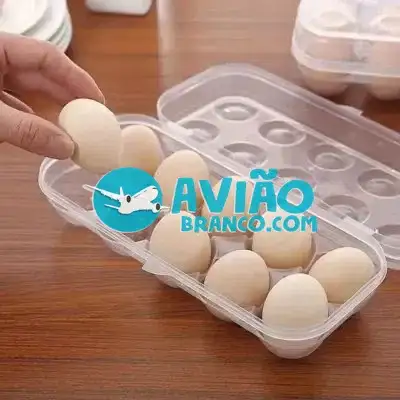 Recipiente Porta Ovos Com 10 Cavidades Fornecedor Atacado Caixa Fechada
