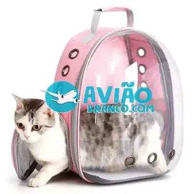 Bolsa Mochila Pet Cães e Gatos Visão Panorâmica Astronauta em Acrílico Fornecedor Atacado Caixa Fechada
