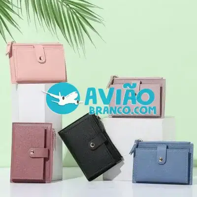 Carteira Feminina Minimalista Fornecedor Atacado Caixa Fechada