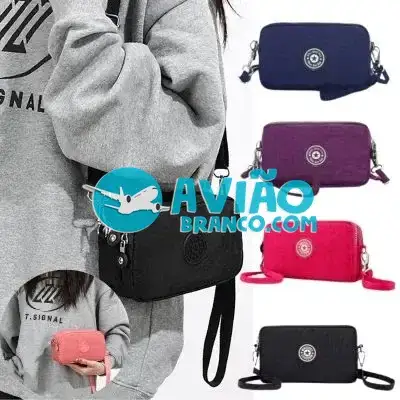 Bolsa Carteira Tiracolo Pequena De Mão Com 2 Alças Fornecedor Atacado Caixa Fechada