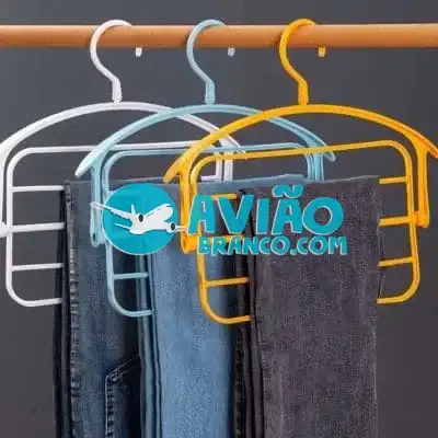 Cabide Rotativo Flexível Para Calças, Vestidos, Paletós e Calçados Fornecedor Atacado Caixa Fechada
