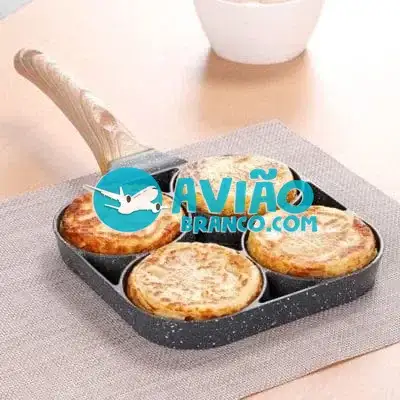 Frigideira 4 Furos Ovos Panela Antiaderente Fornecedor Atacado Caixa Fechada