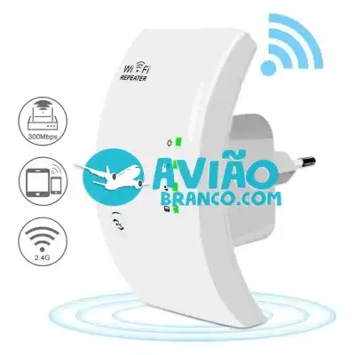 Roteador Repetidor Wireless-n Sinal Wifi Repeater 300mbps Fornecedor Atacado Caixa Fechada