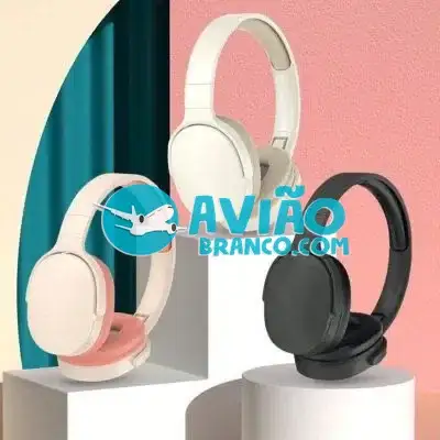 Fone de Ouvido Bluetooth 5.3 Over-Ear Fornecedor Atacado Caixa Fechada