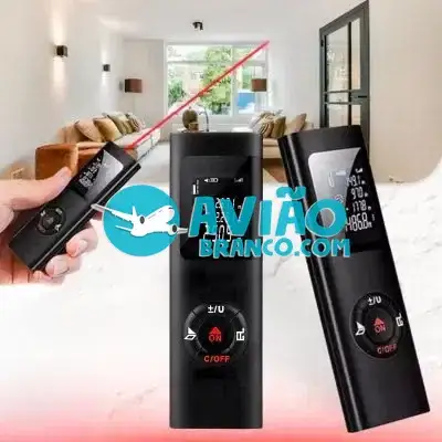 Trena a Laser Digital Profissional 40M Fornecedor Atacado Caixa Fechada