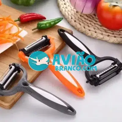Descascador Fatiador Multifuncional De Alimentos 3 Lâminas Fornecedor Atacado Caixa Fechada