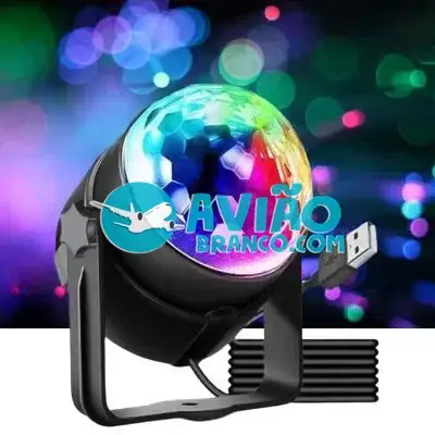 Mini Globo De Luz Giratório USB Projetor Para Festas Fornecedor Atacado Caixa Fechada