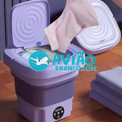 Mini Maquina Lava Roupas Portátil Dobrável Fornecedor Atacado Caixa Fechada