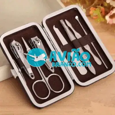 Kit De Unhas Em Aço Inoxidável – 7 Peças Fornecedor Atacado Caixa Fechada