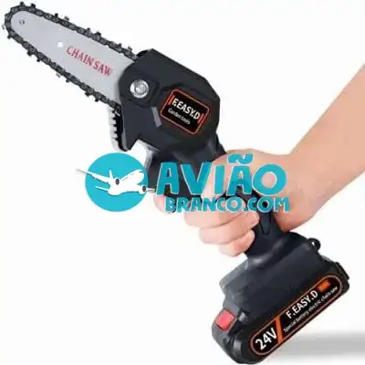Mini Motoserra Elétrica 24v Bivolt Recarregável Portatil Fornecedor Atacado Caixa Fechada