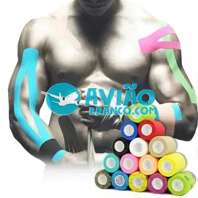 Fita Bandagem Elástica Adesiva Kinesio Tape Dor Muscular Fornecedor Atacado Caixa Fechada