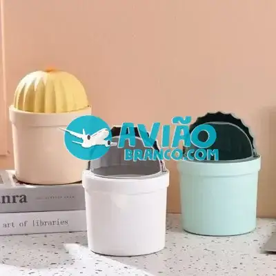 Mini Lixeira Com Tampa Multiuso Fornecedor Atacado Caixa Fechada