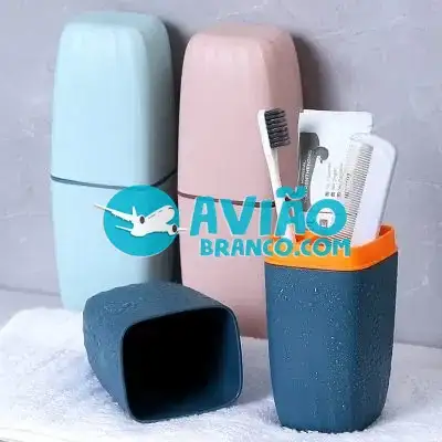 Porta Escova De Dentes Com 3 divisórias Fornecedor Atacado Caixa Fechada