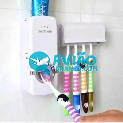 Suporte para Escova Dispenser de Pasta de Dente Automático Fornecedor Atacado Caixa Fechada