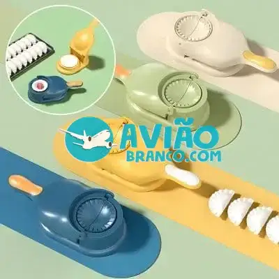 Maquina 2 Em 1 Prensagem E Molde De Massa Para Pastel, Doces e Salgados Fornecedor Atacado Caixa Fechada