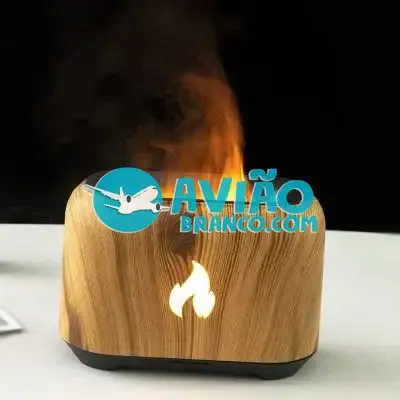 Difusor Umidificador Aromatizador Simulador de Chamas Lareira LED Fornecedor Atacado Caixa Fechada