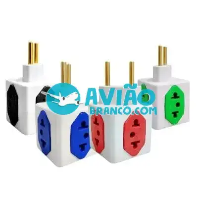 Adaptador Elétrico Tomada Benjamim Cubo Power Fornecedor Atacado Caixa Fechada