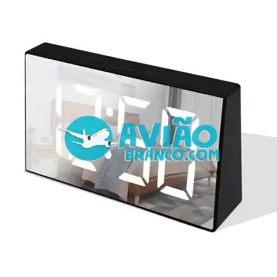 Relógio Led Digital De Mesa Com Espelho Fornecedor Atacado Caixa Fechada